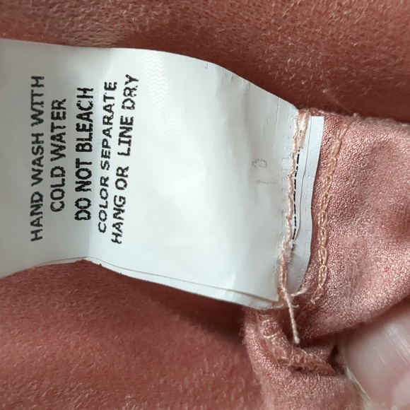 Altard State Pink Mini Dress Velour Velvet Crochet Boho - Picture 6 of 6